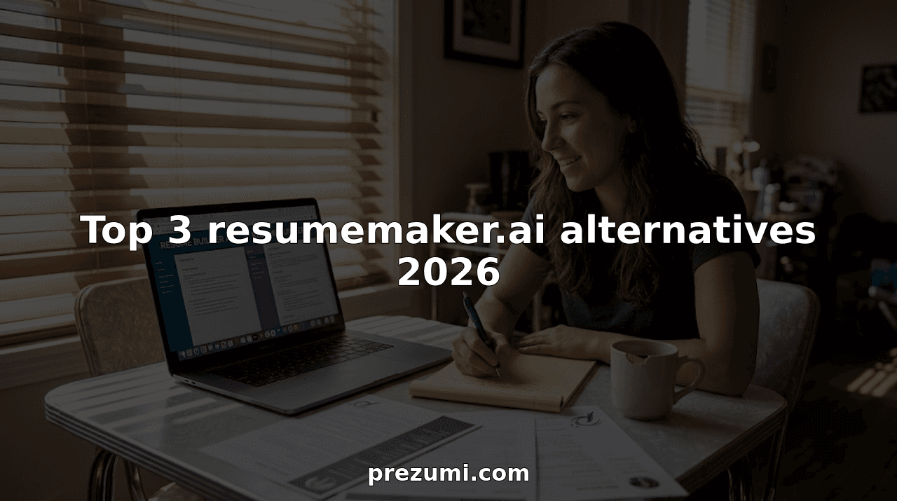 Top 3 resumemaker.ai alternatives 2026